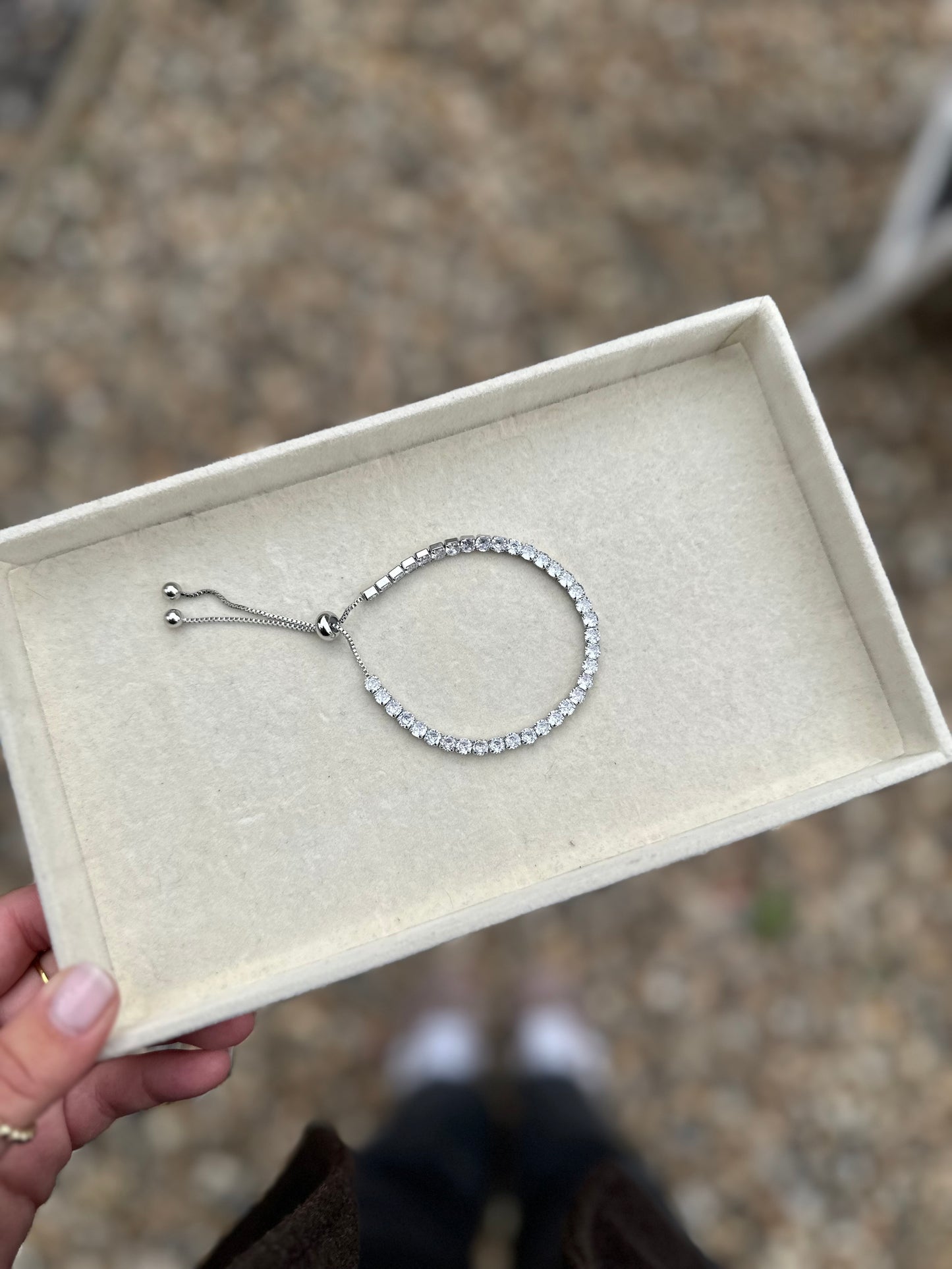 Sparkle Tennis Bracelet Silver