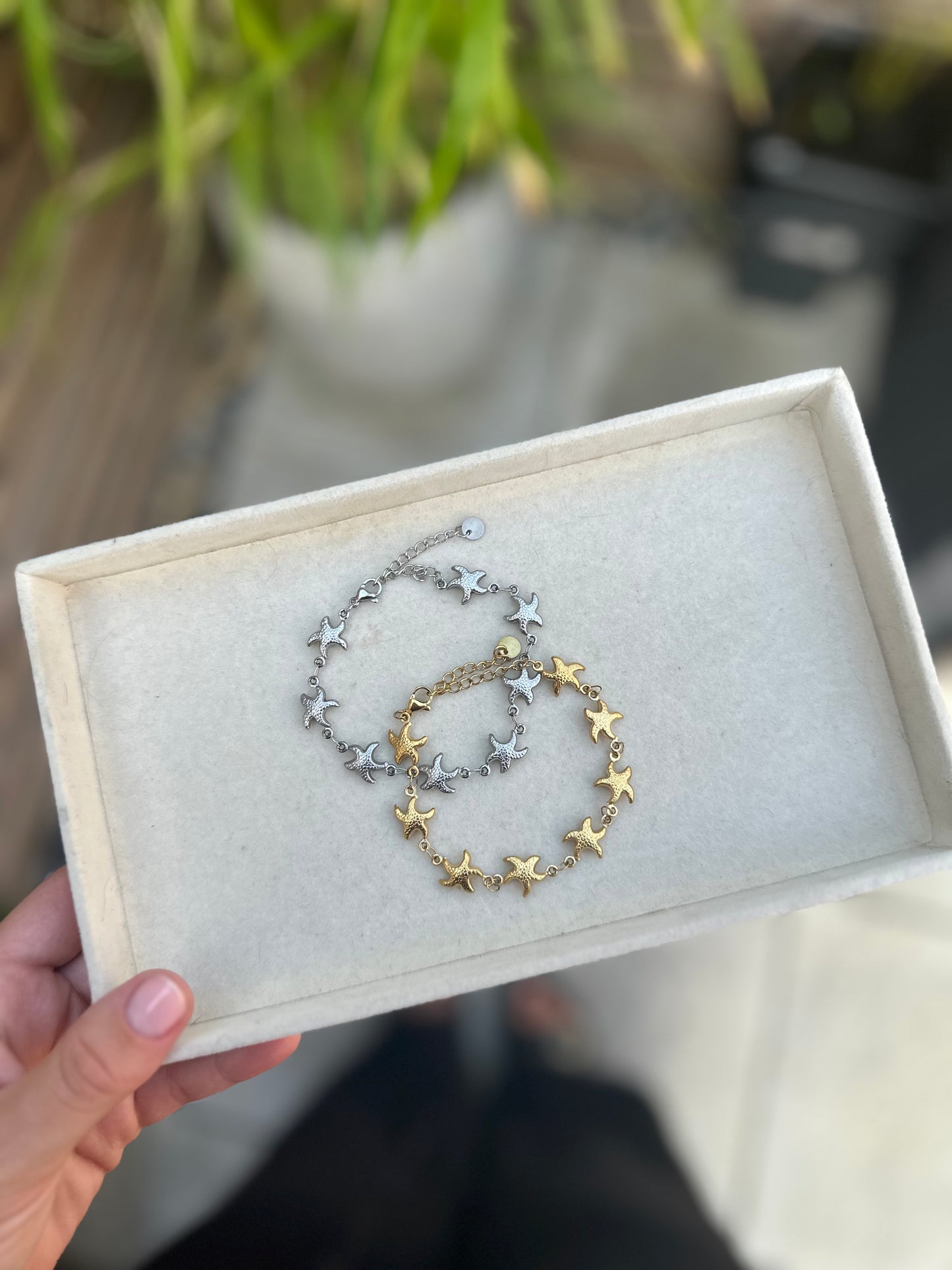 Gold Stafishes Bracelet