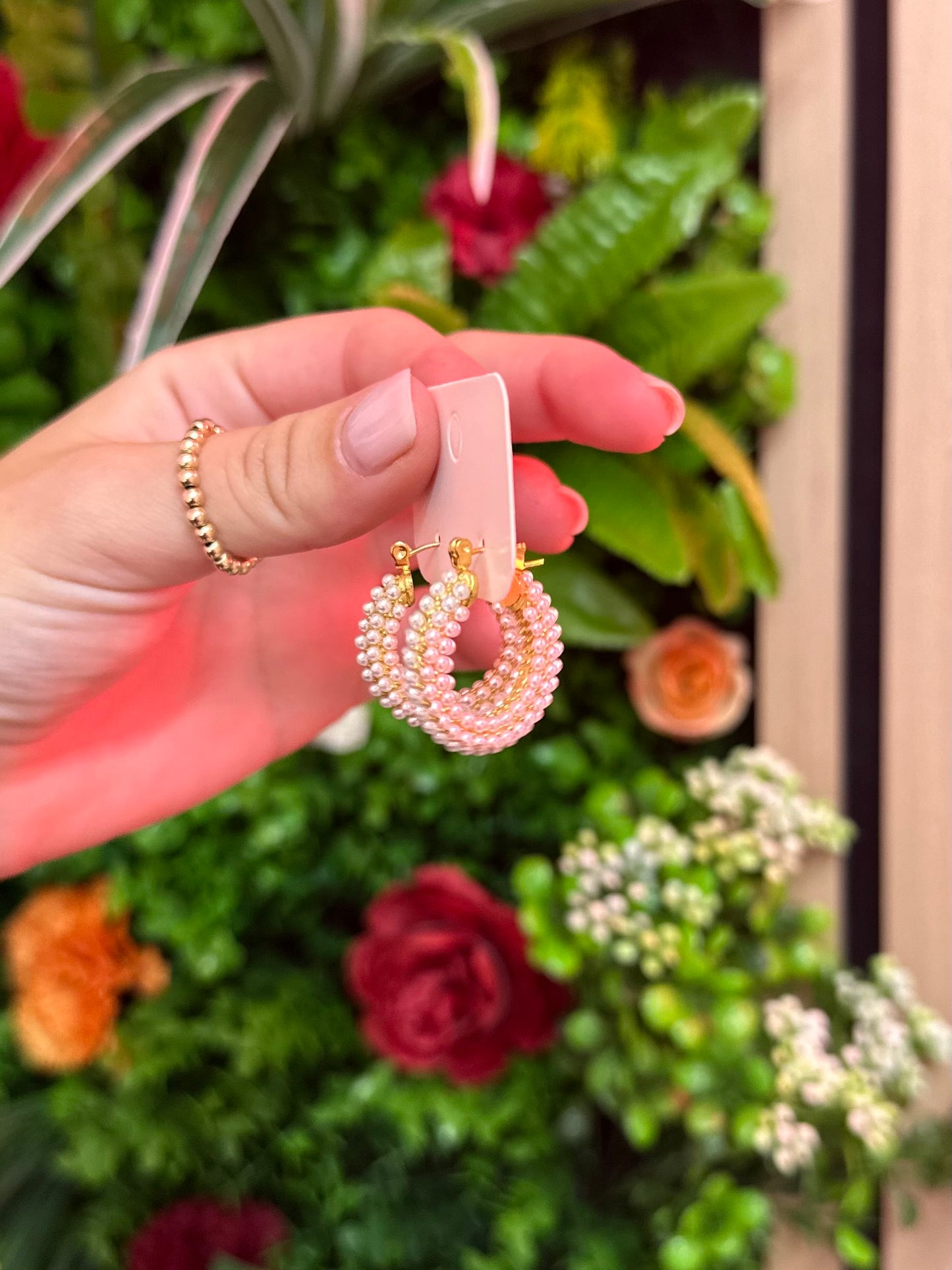Pearl Hoops