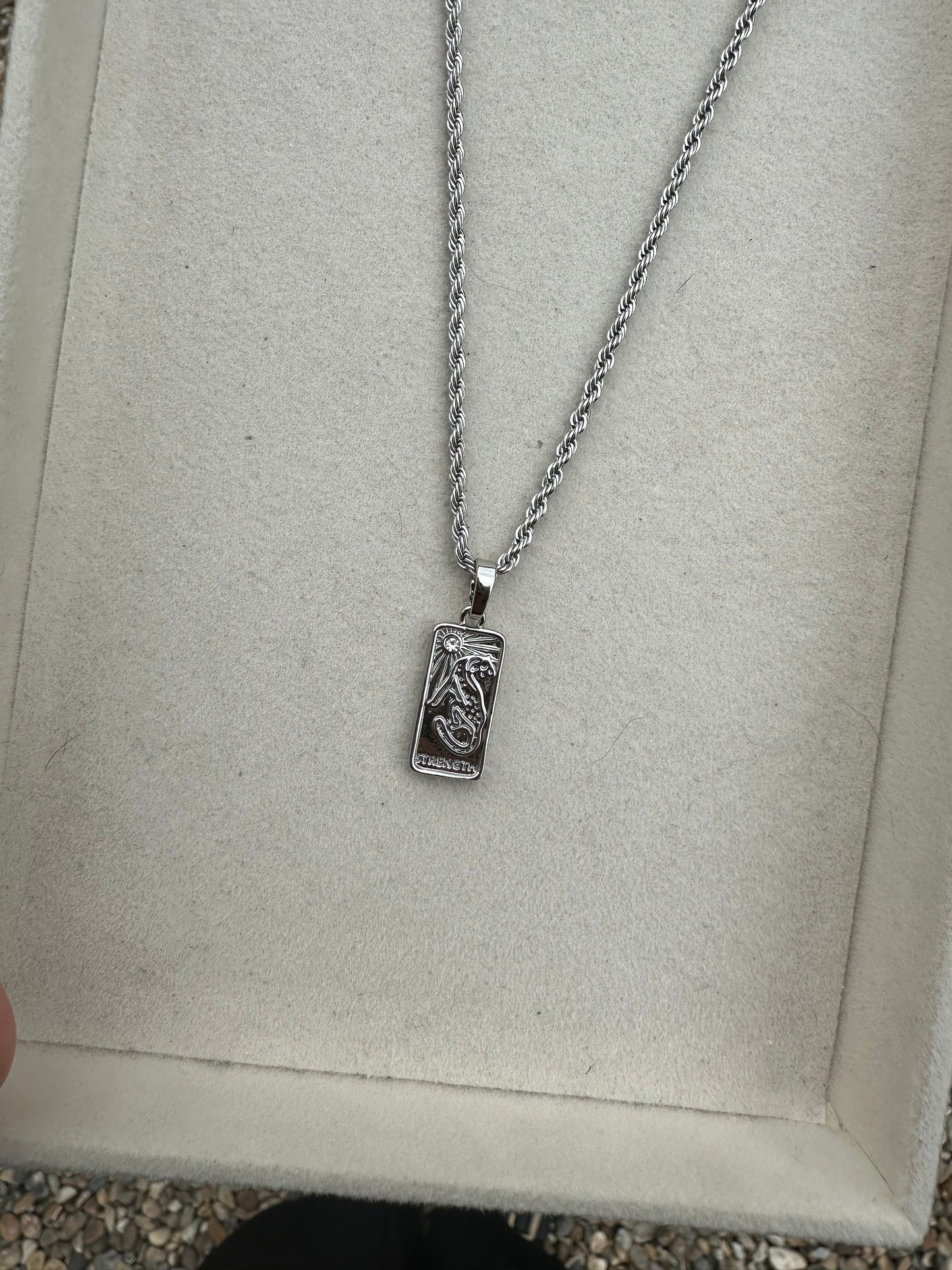 Strength Necklace Silver