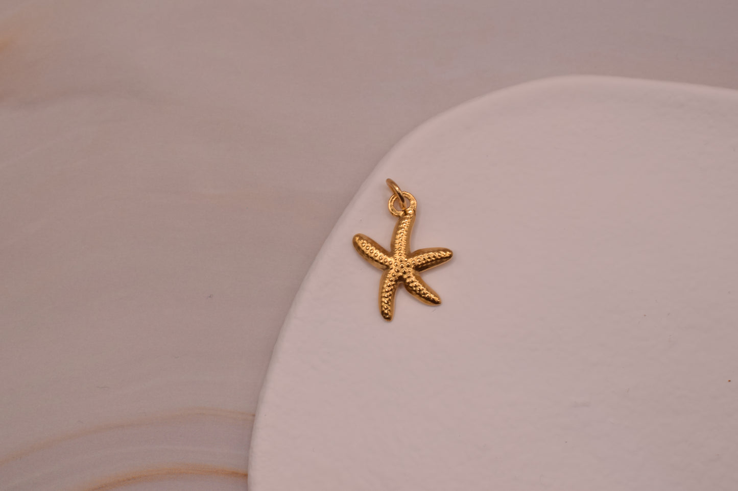 Abstract Starfish Gold