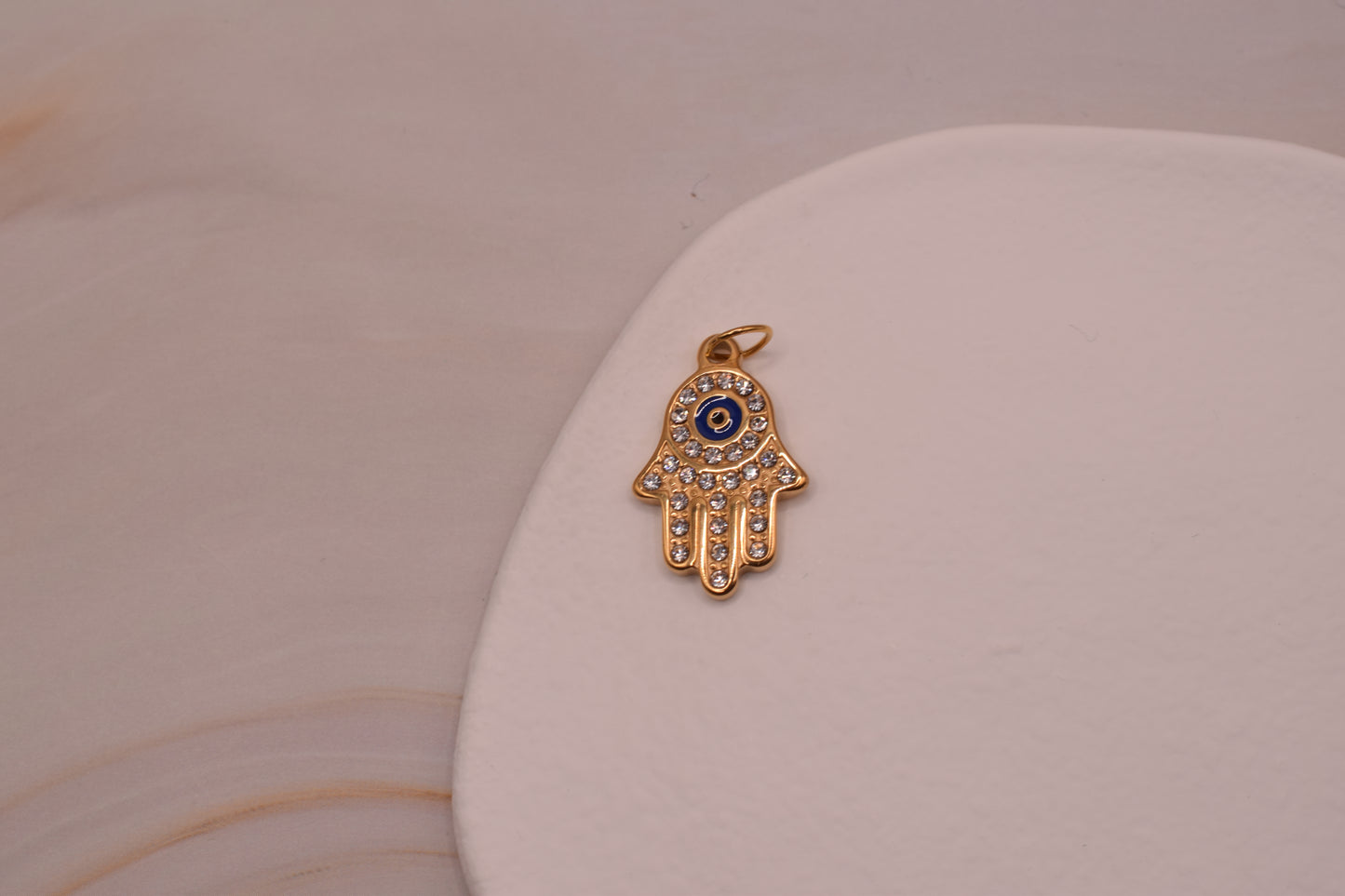Sparkly Hamsa Hand Gold