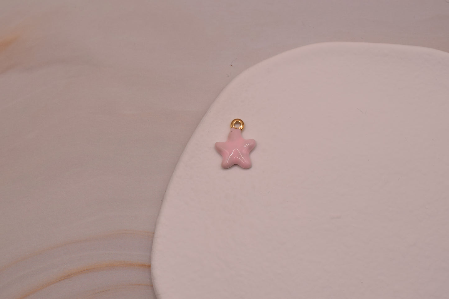 Gold & Pink Starfish