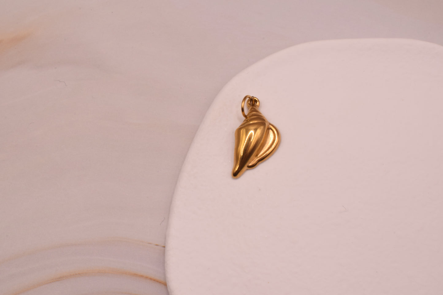 Gold Snail Shell