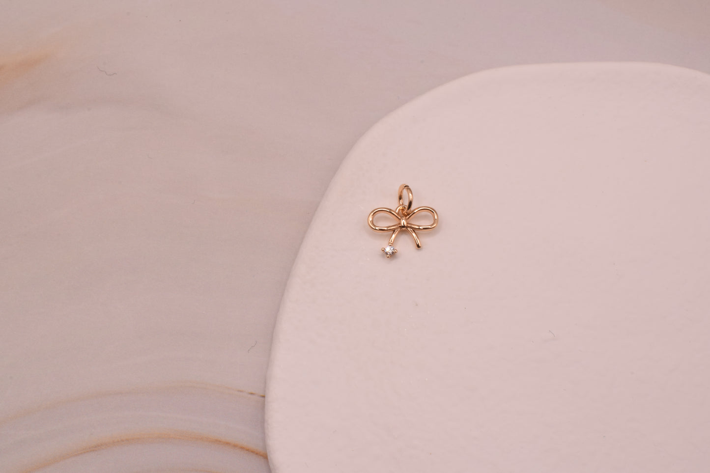 Gold Bow with Sparkle