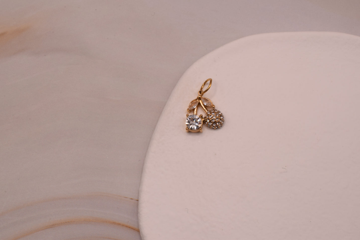Gold Sparkle Diamond Cherry