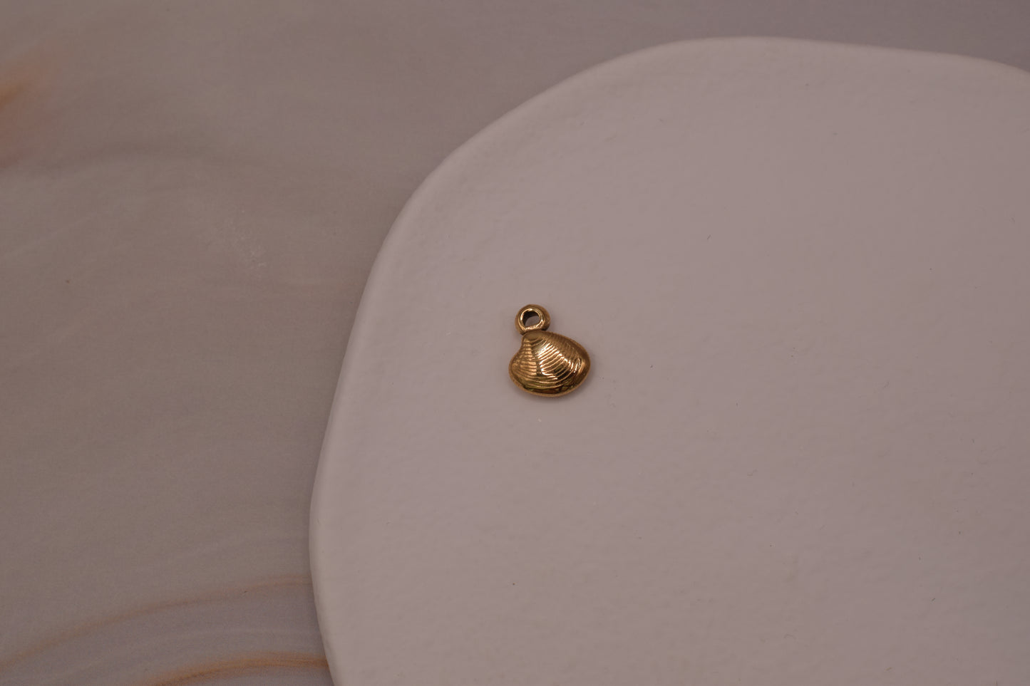 Gold Mini Shell Charm
