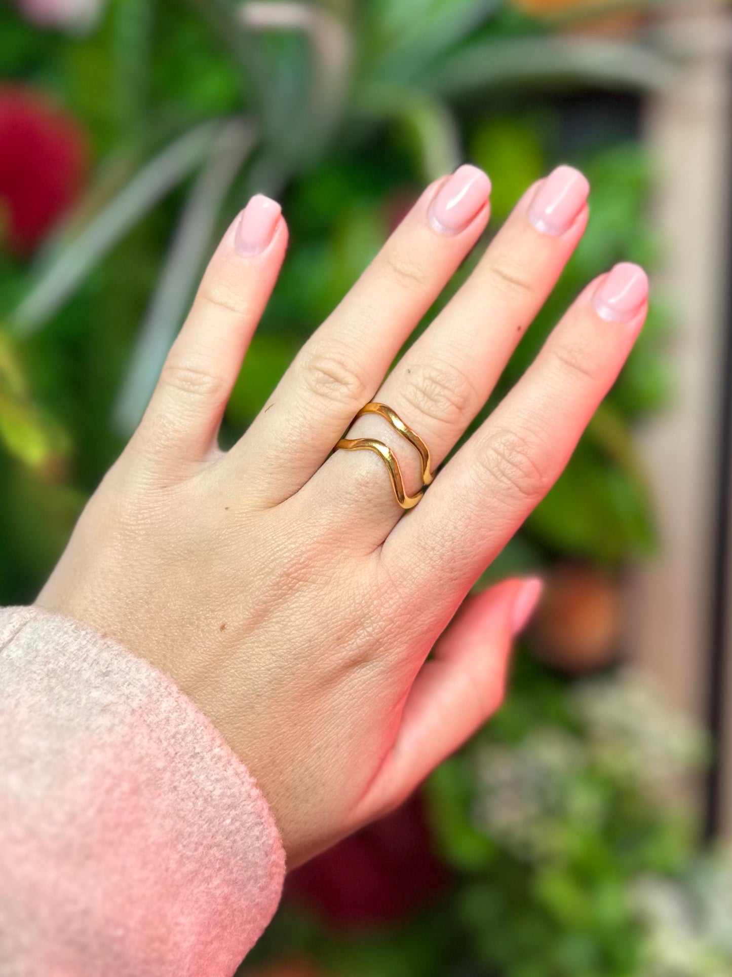 Wave Ring Gold