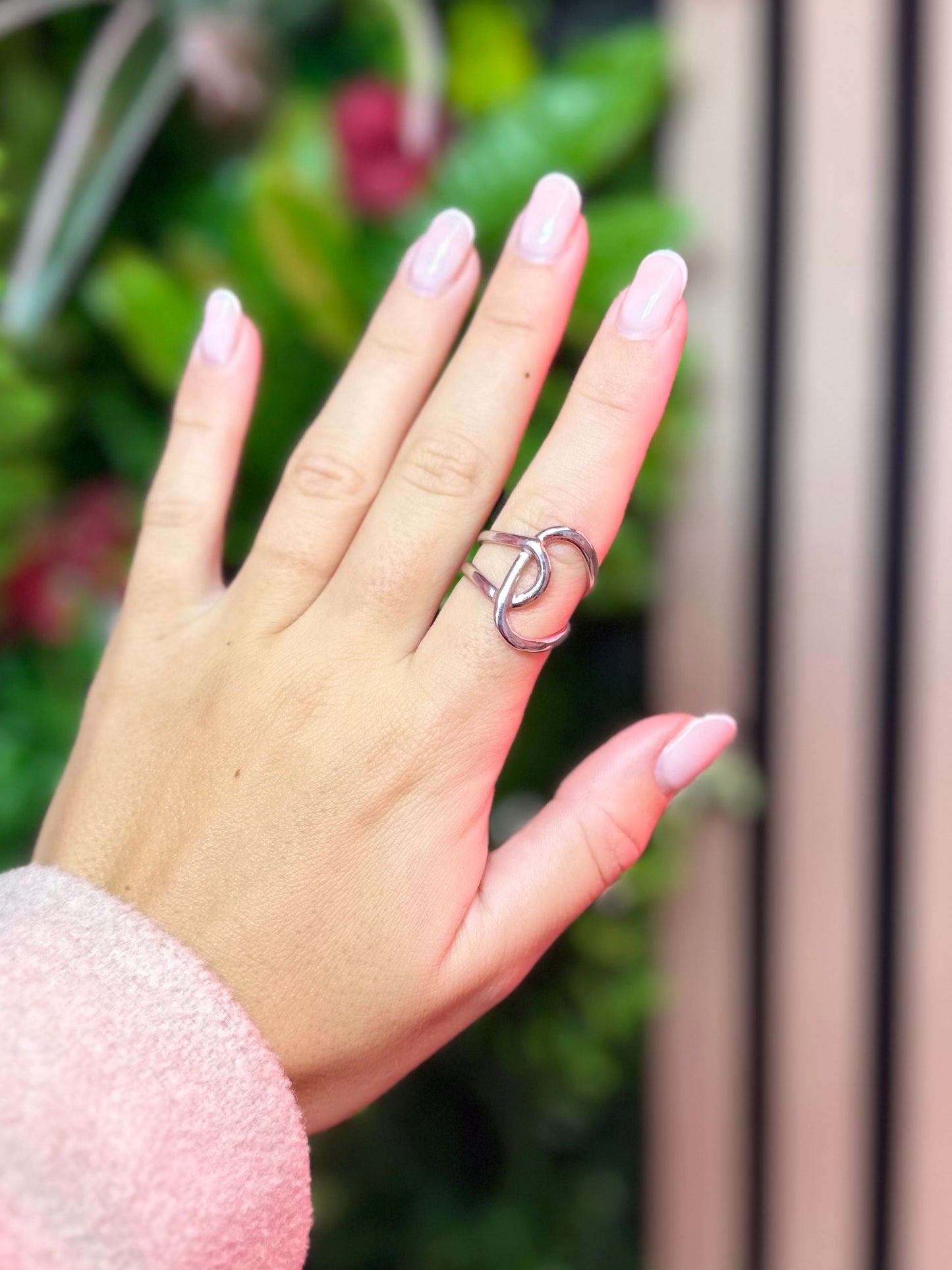 Aura Stacks Ring Silver