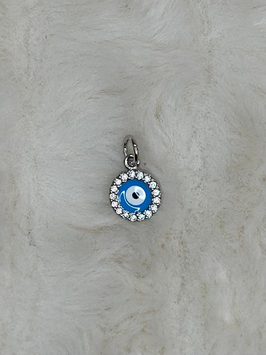 Sparkle Evil Eye Gold Filled (Silver)
