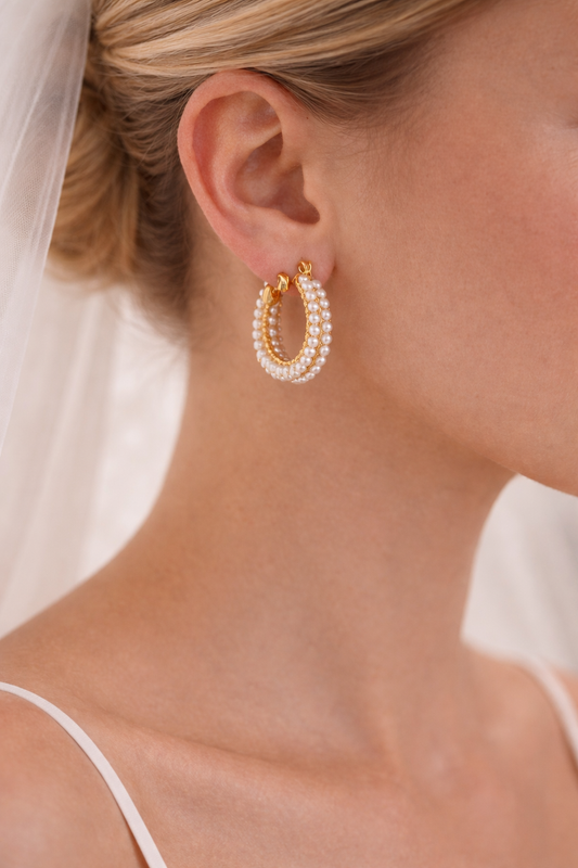 Pearl Hoops