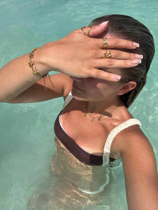 Gold Stafishes Bracelet