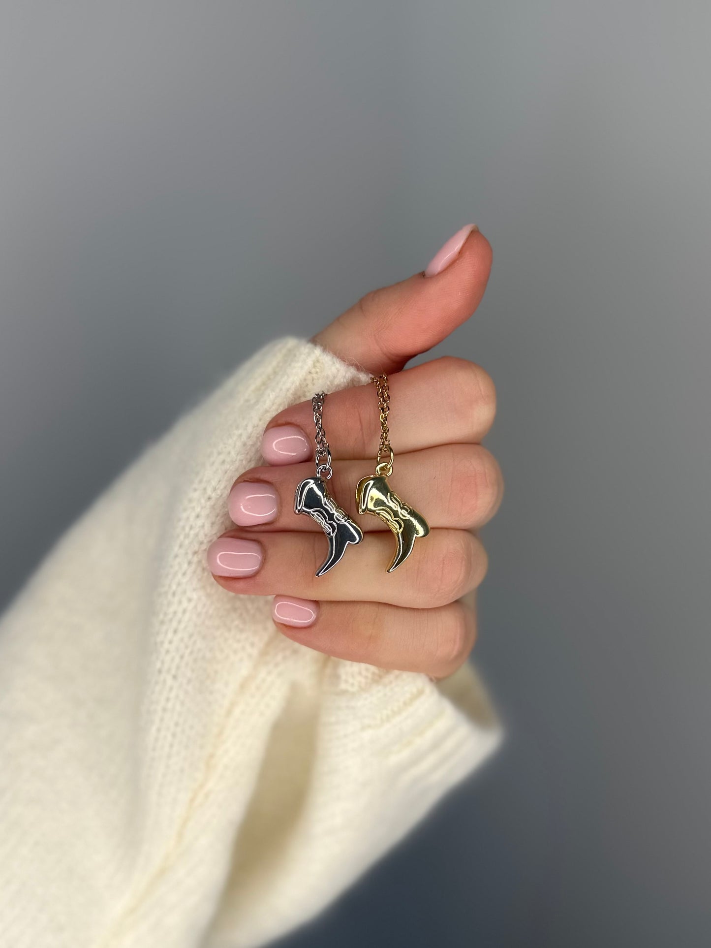 Cowboy Boot Necklace