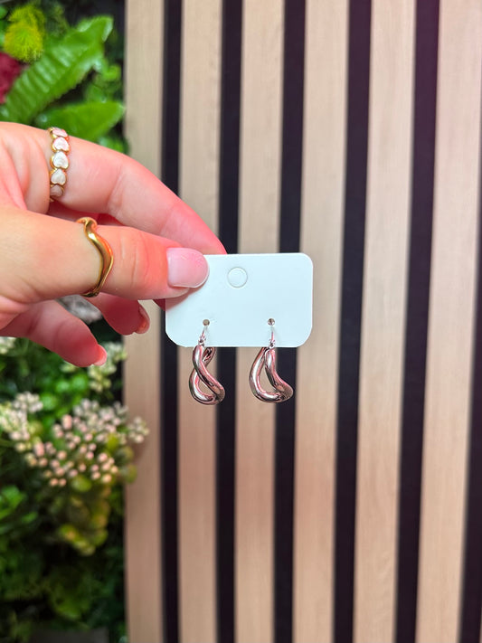 Wave Earrings Silver