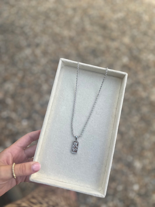 The Moon Silver Necklace