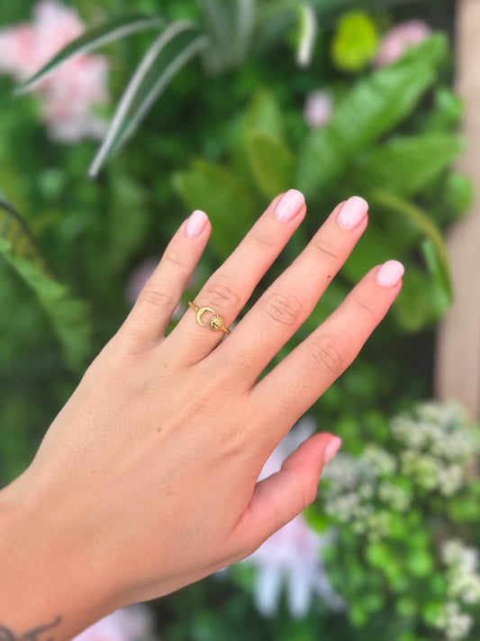 Golden Eclipse Ring Gold