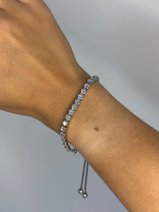 Sparkle Tennis Bracelet Silver