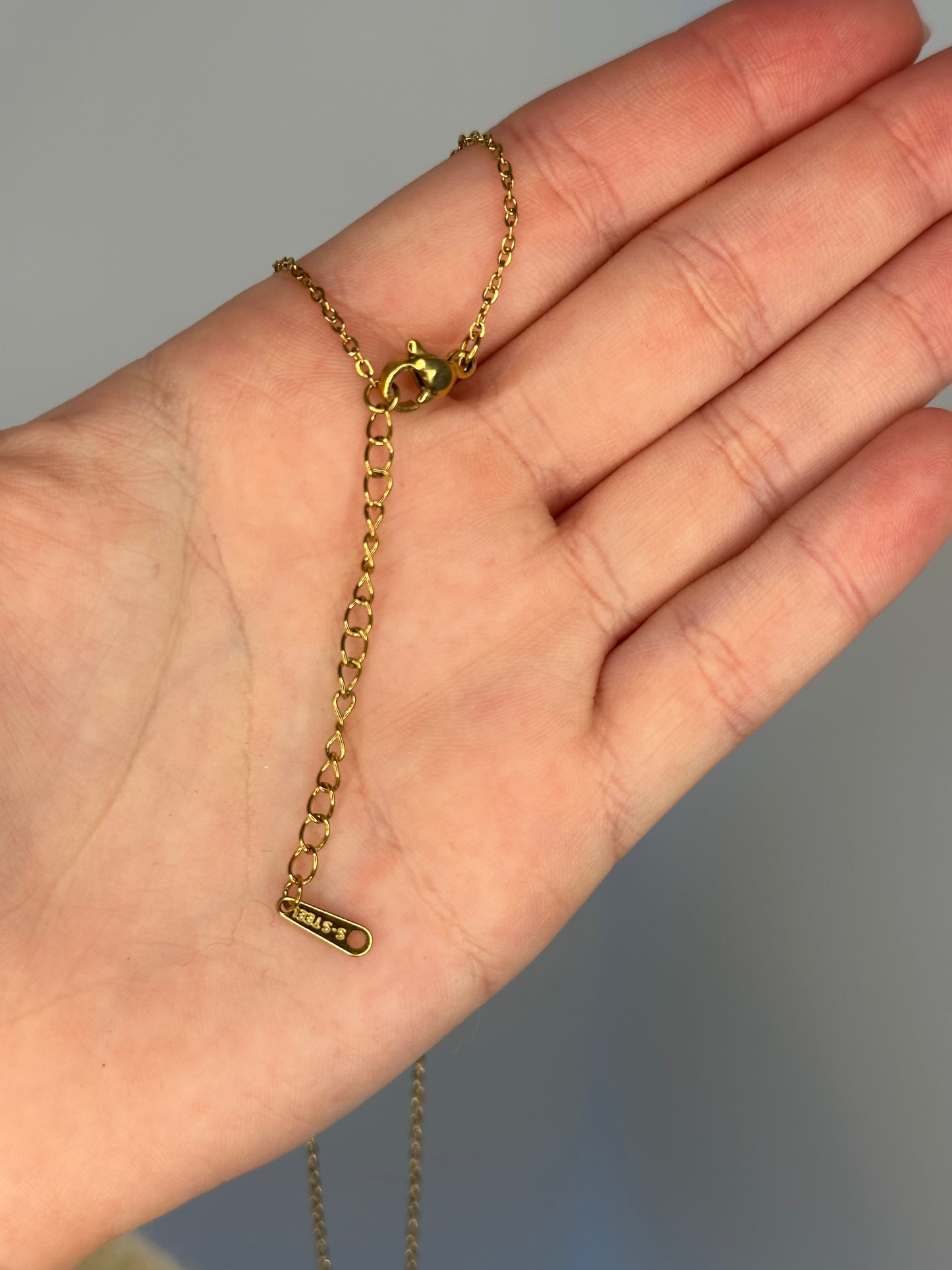 Black Clover Necklace Gold