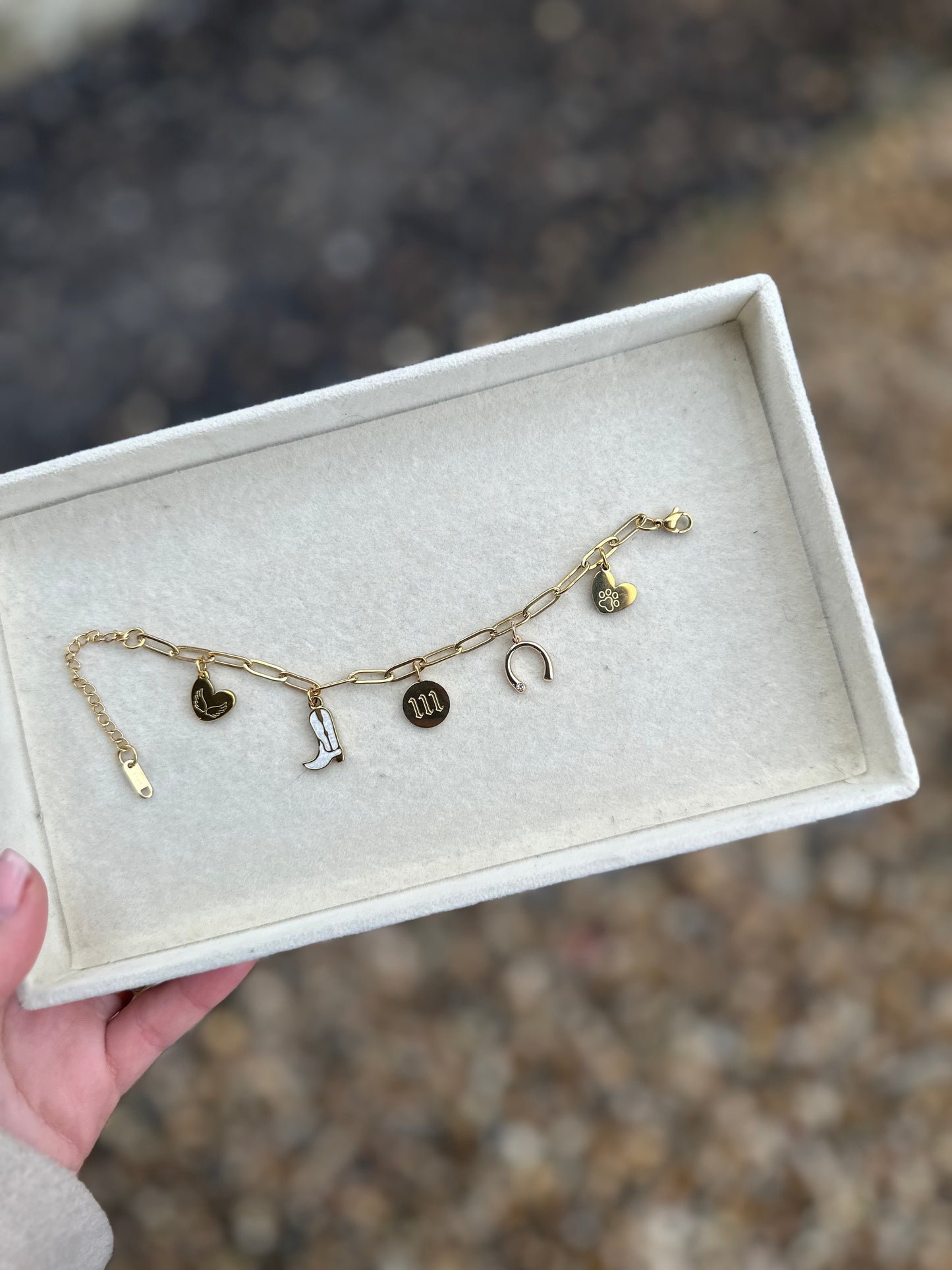 Medium Links Bracelet Chain Gold