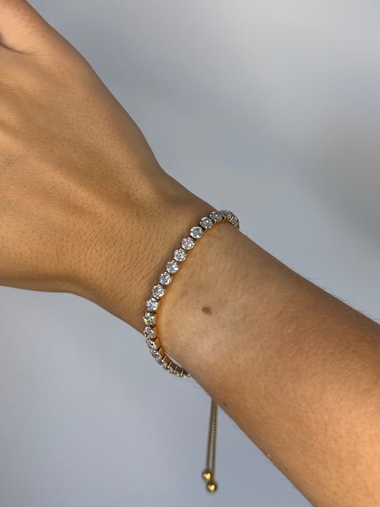 Sparkle Tennis Bracelet Gold