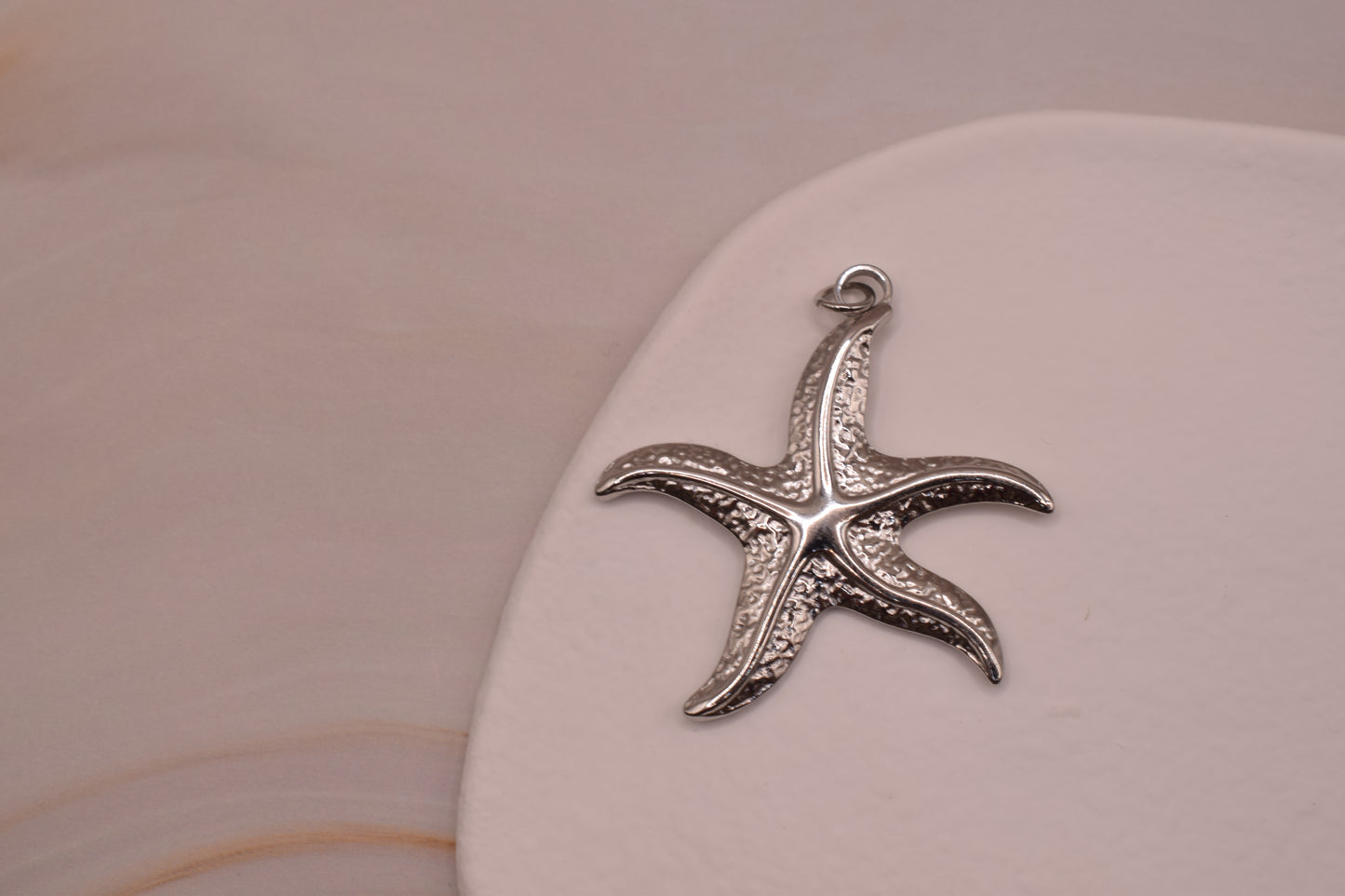 Large Starfish Silver
