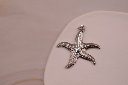 Large Starfish Silver