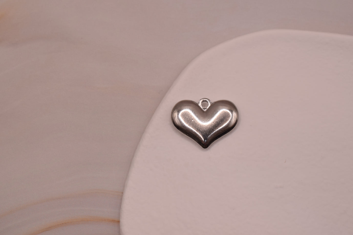 Silver Large Heart