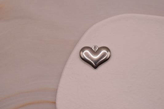 Silver Large Heart