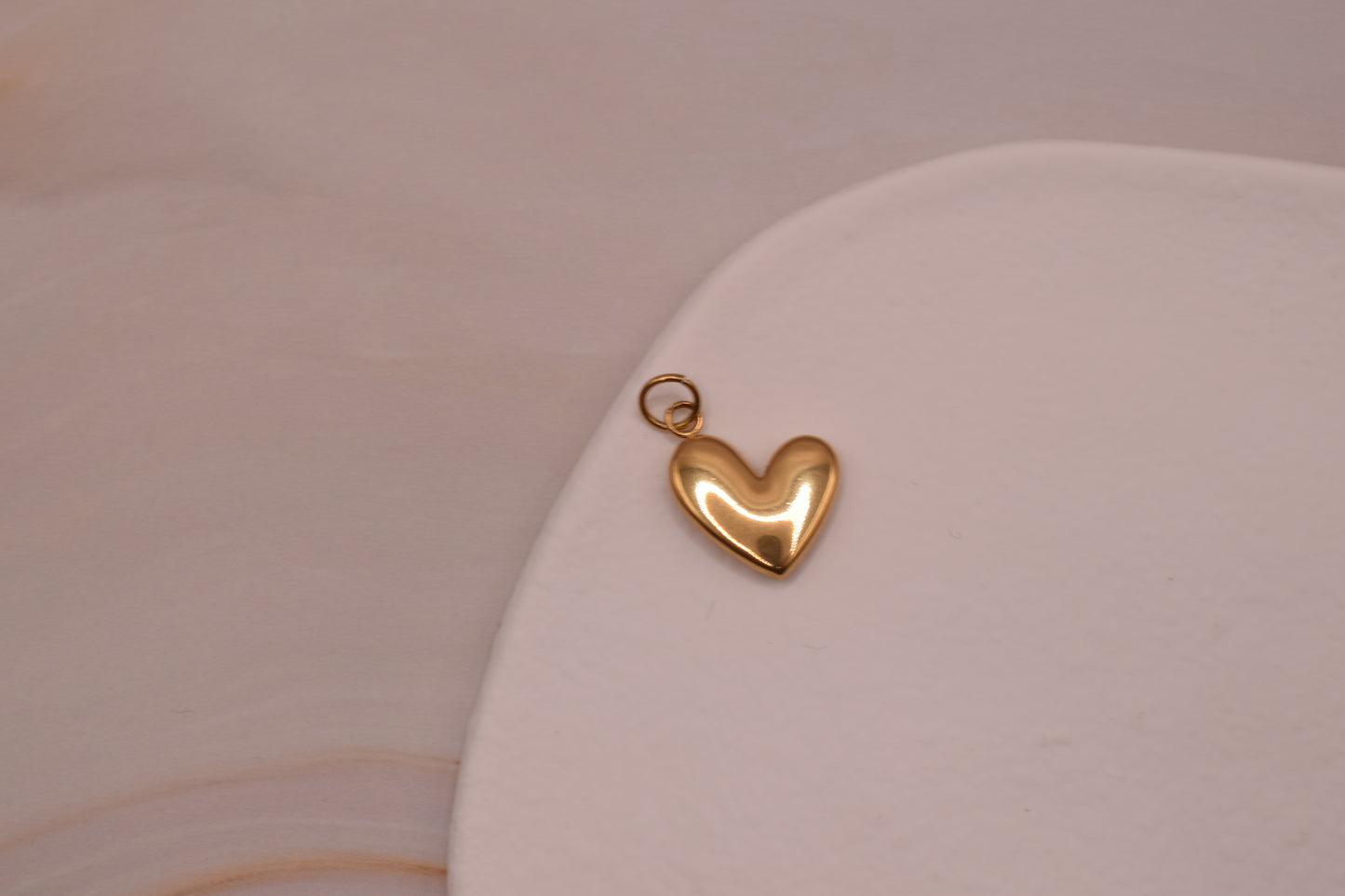 Dangle Heart Gold