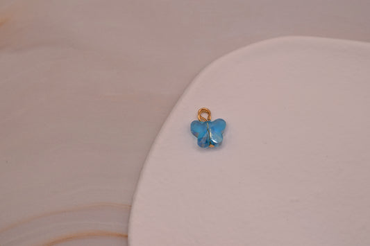 Gold Blue Butterfly