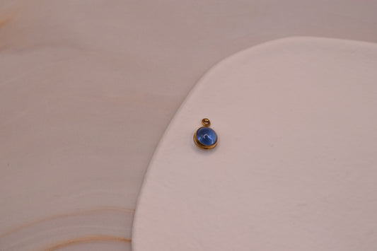 Gold Blue Pendant