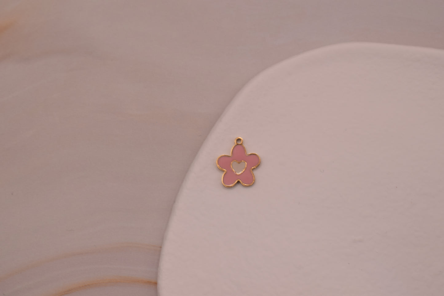 Gold Pink Flower