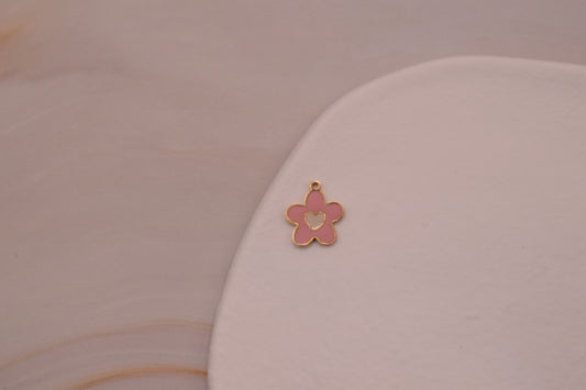 Gold Pink Flower