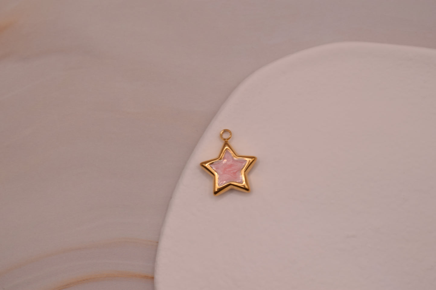 Gold Pink Star