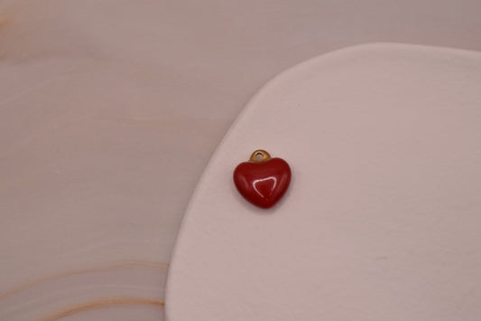 Round Red Heart