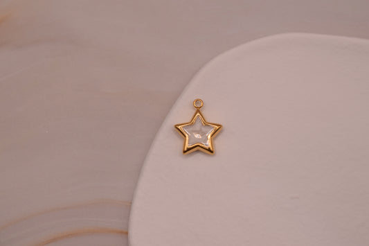 Gold White Star
