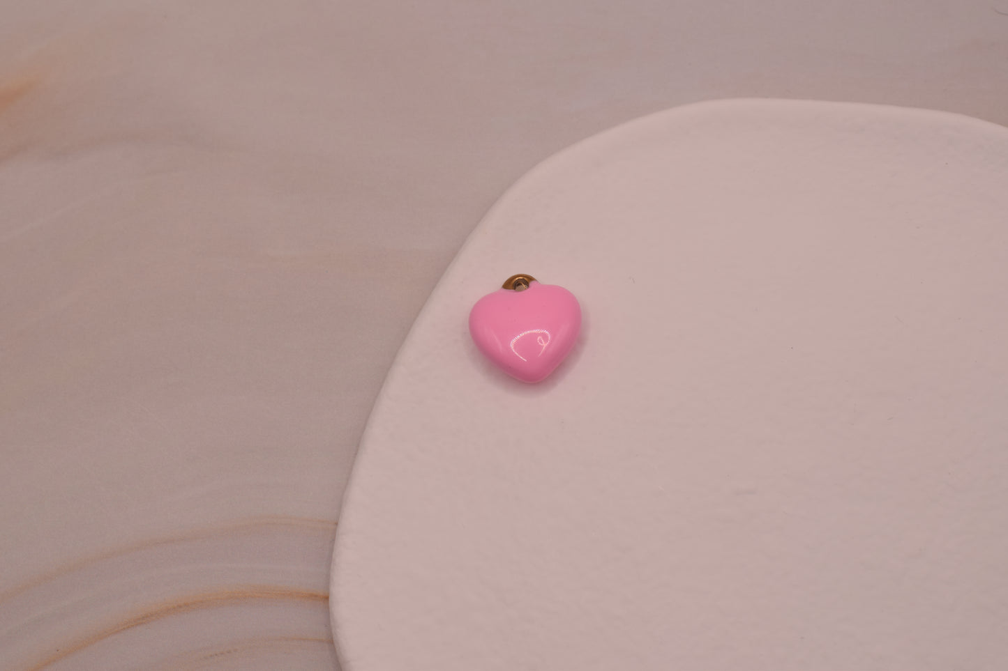 Round Pink Heart
