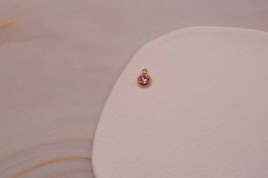 Gold & Pink Gem