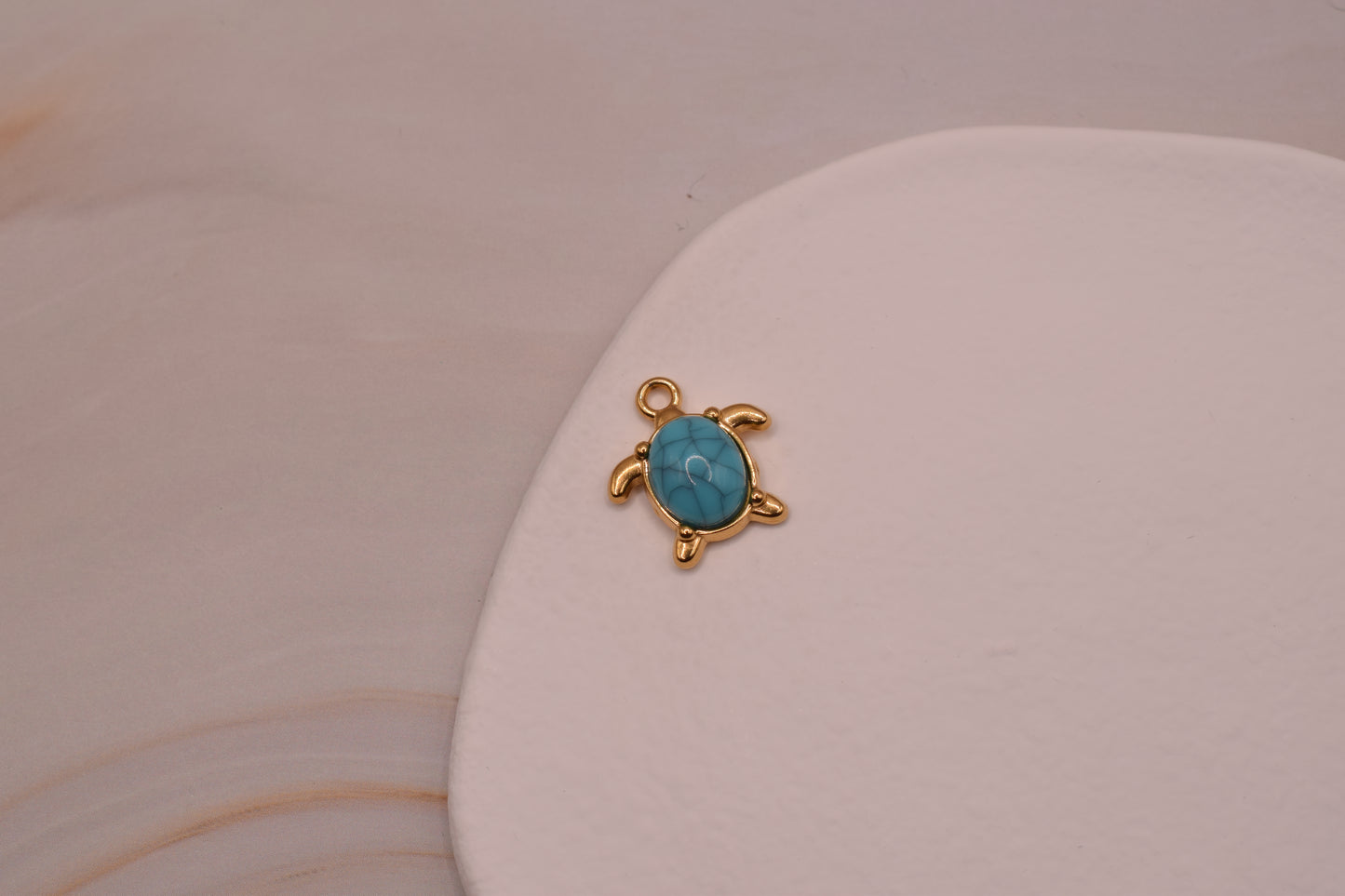 Gold & Blue Turtle