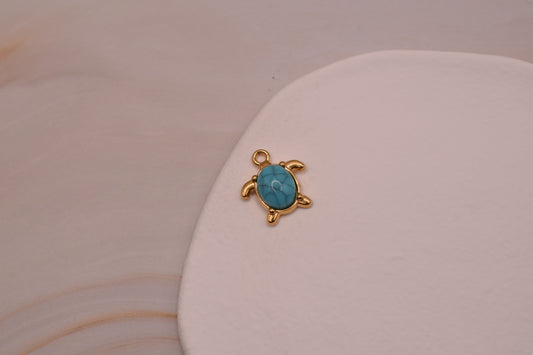 Gold & Blue Turtle