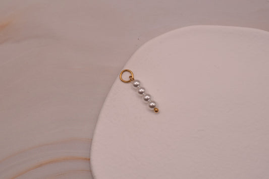 Small Pearl Stack Gold