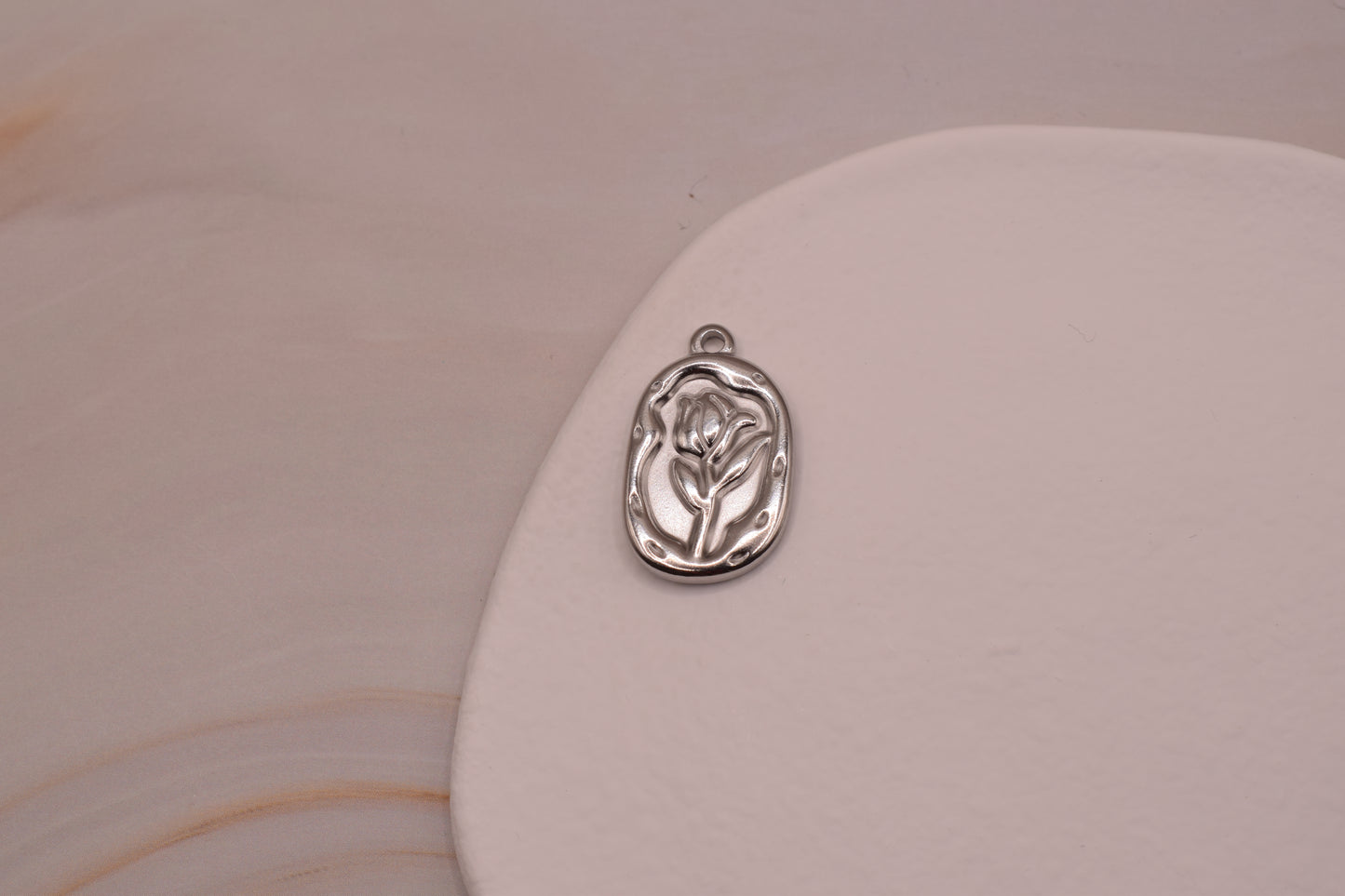 Rose Pendant Silver