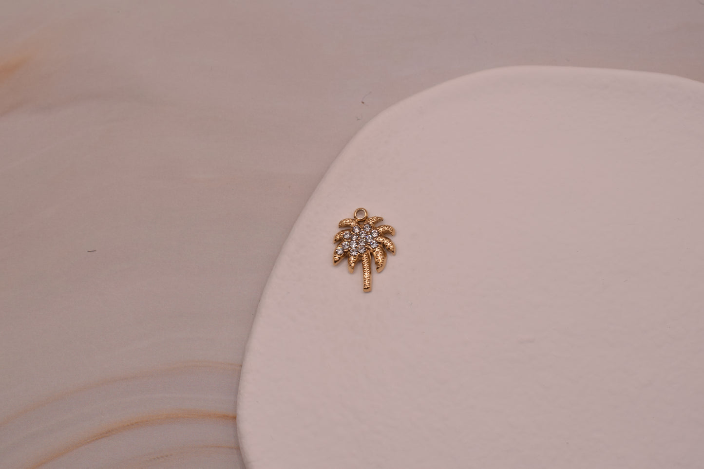 Sparkly Palm Tree Gold