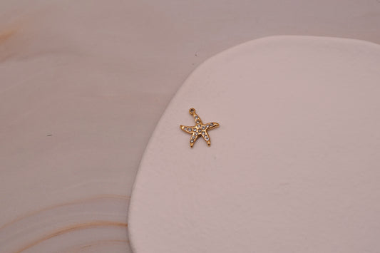 Sparkly Starfish Gold