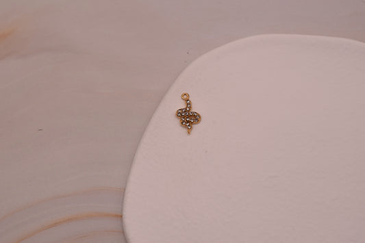Small Sparkly Snake Gold