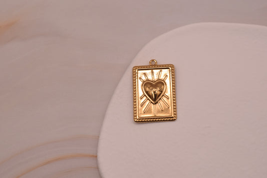 Gold Love Pendant