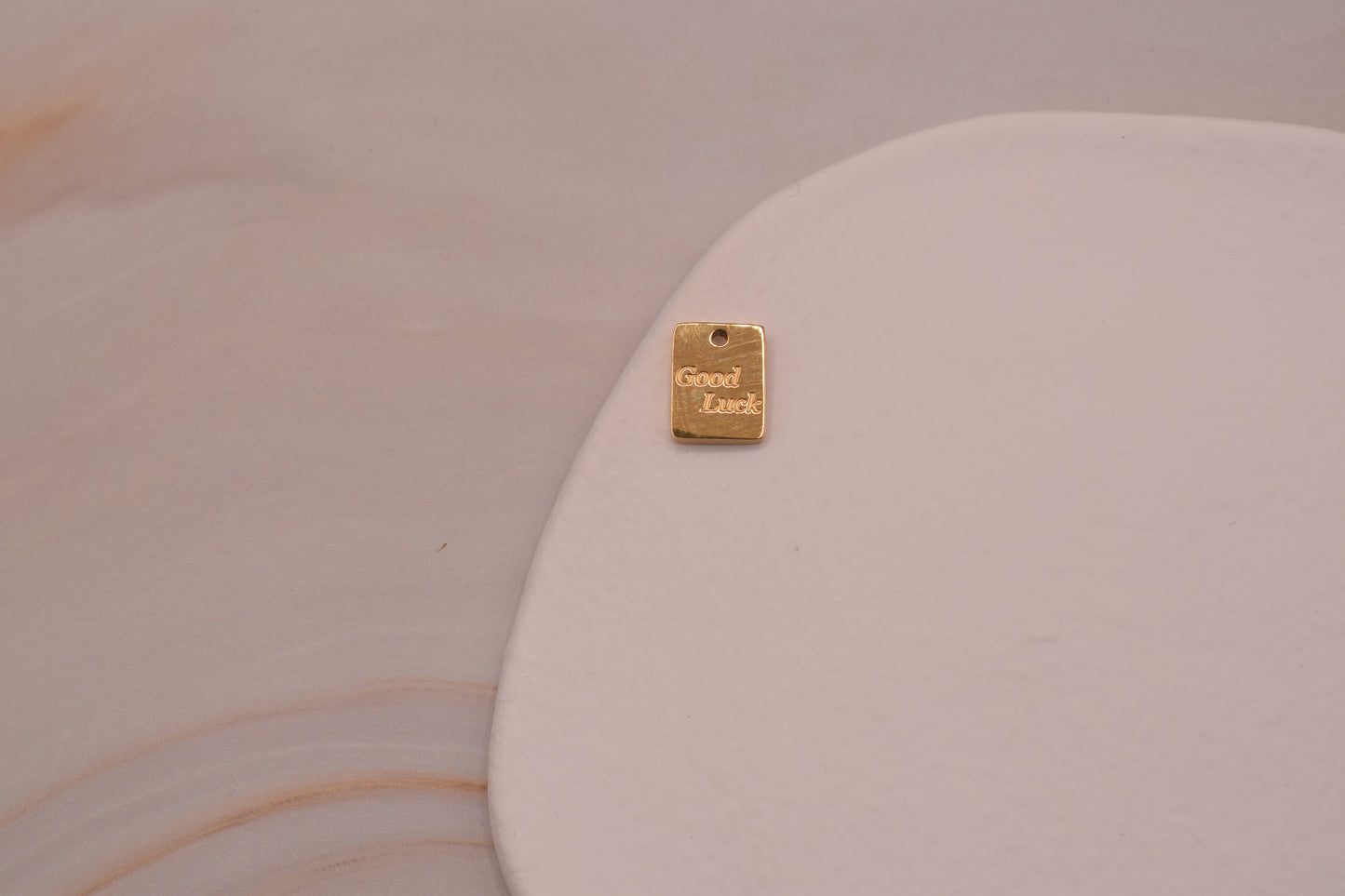 Gold Good Luck Charm