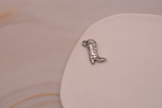 Sliver Solid Cowboy Boot