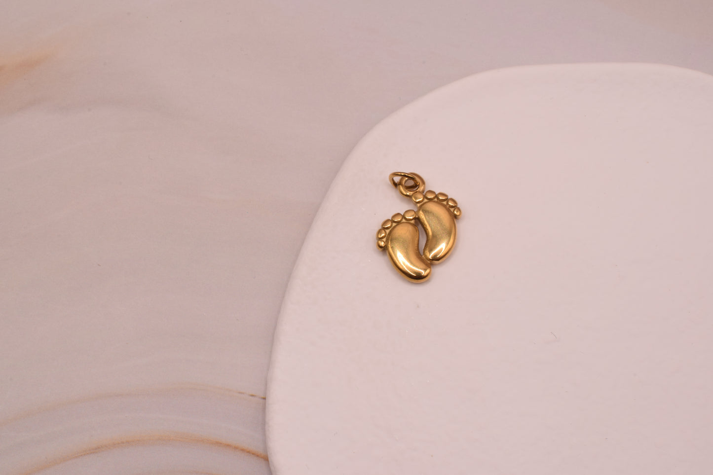 Gold Baby Feet Large