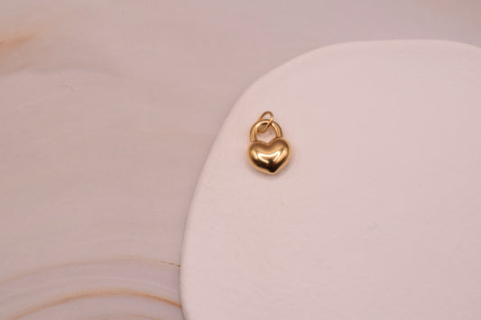 Gold Heart Lock Large